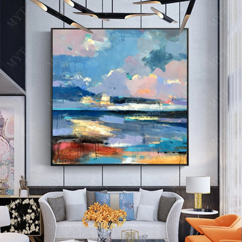 The color of hand painted oil painting on canvas modern canvas mural art living room decoration painting, abstract yellow art
The color of hand painted oil painting on canvas modern canvas mural art living room decoration painting, abstract yellow art
