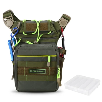 Fishing Tackle Bag Chest Pack Outdoor Multifunctional Fishing Backpack Thigh Bag For Fishing with Utility Case Box
Fishing Tackle Bag Chest Pack Outdoor Multifunctional Fishing Backpack Thigh Bag For Fishing with Utility Case Box