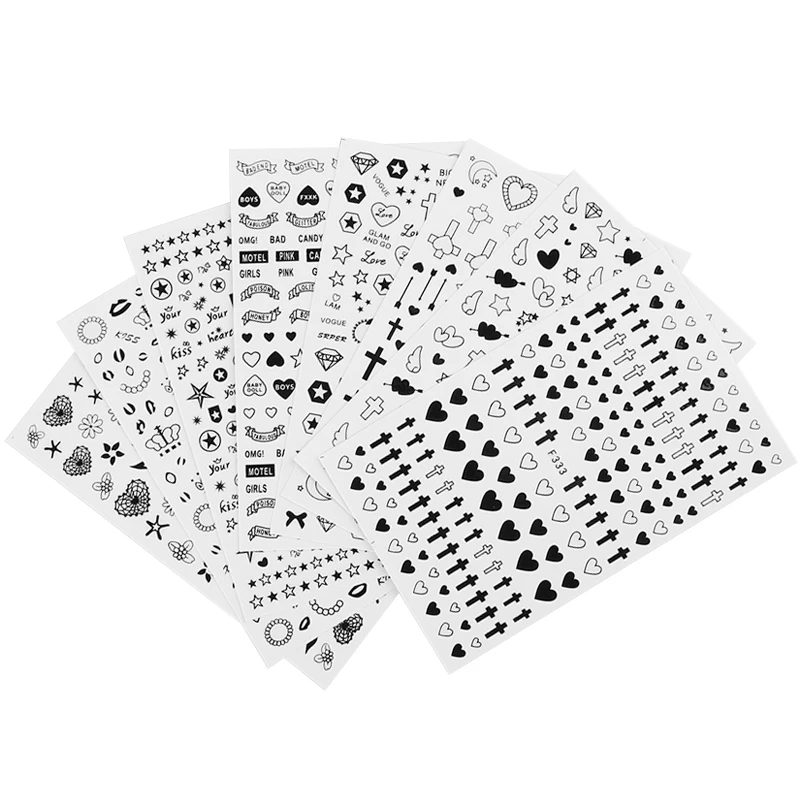 ELECOOL 8pcs Fashion 3D Nail Sticker Decals Water Transfer DIY Stickers Love Heart Series Manicure Decoration Tools Nail Art Tip
ELECOOL 8pcs Fashion 3D Nail Sticker Decals Water Transfer DIY Stickers Love Heart Series Manicure Decoration Tools Nail Art Tip