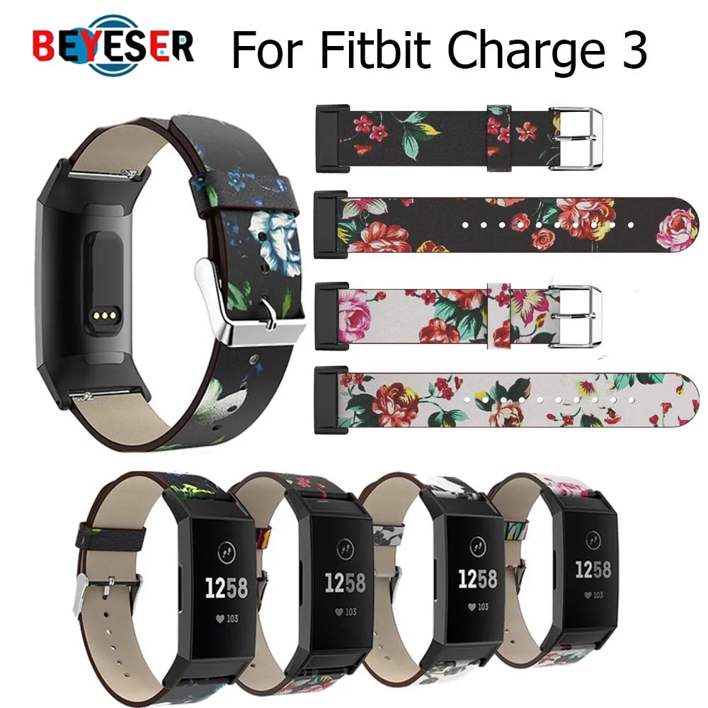 Replacement printing Leather Band for Fitbit Charge 3 Charge 4 Straps Interchangeable Smartwatch Fitness Watch Band Accessories
Replacement printing Leather Band for Fitbit Charge 3 Charge 4 Straps Interchangeable Smartwatch Fitness Watch Band Accessories