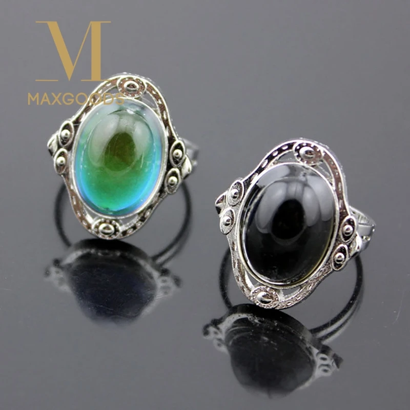 

1PC Hot Sale Mood Ring Changing Color Fashion Adjustable Temperature Control Ring Amazing Best Gift