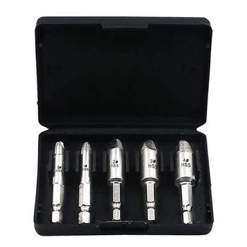 5pcs Double Side Damaged Screw Extractor Step Drill Bit Guide Set Broken Damaged Remover Double Head Damaged Screw Extractor
5pcs Double Side Damaged Screw Extractor Step Drill Bit Guide Set Broken Damaged Remover Double Head Damaged Screw Extractor