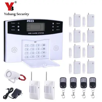 YobangSecurity LCD Screen 433MHz Remote Control Home Security System GSM Alarm System Wireless PIR Door Window Sensor Wire Siren
YobangSecurity LCD Screen 433MHz Remote Control Home Security System GSM Alarm System Wireless PIR Door Window Sensor Wire Siren