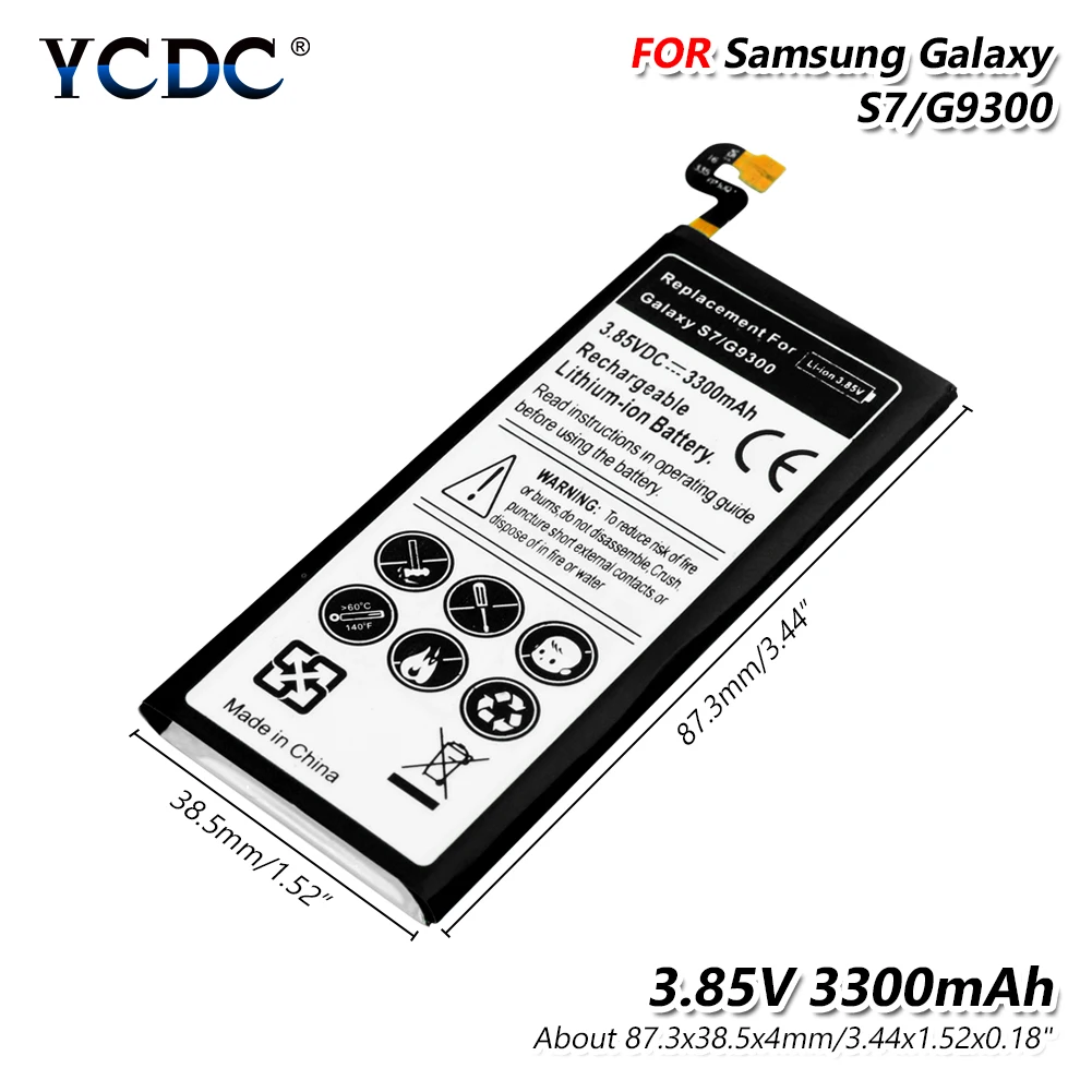 High Capacity 3300mAh Mobile Phone Li-po Battery use for Samsung GALAXY S7 G9300 SM-G9300 G930 G930F Phone Replacement Batteries
High Capacity 3300mAh Mobile Phone Li-po Battery use for Samsung GALAXY S7 G9300 SM-G9300 G930 G930F Phone Replacement Batteries
