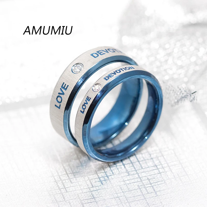 AMUMIU 2017 Fashion Two Tone Silver&Blue Anniversary Couples Lovers Stainless Steel Rings Jewellery, Retail&Wholesale HR014
AMUMIU 2017 Fashion Two Tone Silver&Blue Anniversary Couples Lovers Stainless Steel Rings Jewellery, Retail&Wholesale HR014