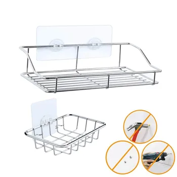 travel soap box Shower Caddy Adhesive Bathroom Storage Shelf Kitchen Rack Organizers Drain Rack porta sabonete soap tray
travel soap box Shower Caddy Adhesive Bathroom Storage Shelf Kitchen Rack Organizers Drain Rack porta sabonete soap tray