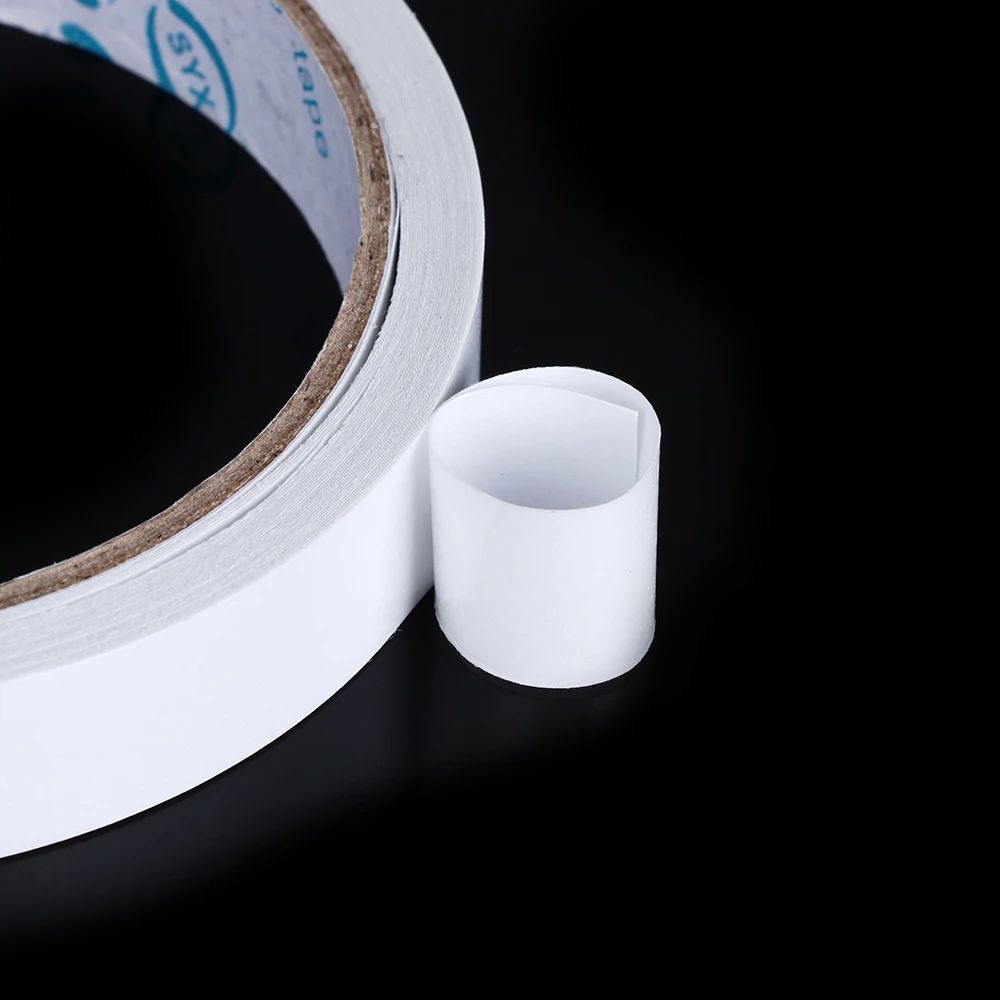 10m/roll Double Faced Powerful Adhesive Tape paper Double Sided Tape For Mounting Fixing Pad Sticky 5/10/15/20mm Craft Supplies
10m/roll Double Faced Powerful Adhesive Tape paper Double Sided Tape For Mounting Fixing Pad Sticky 5/10/15/20mm Craft Supplies