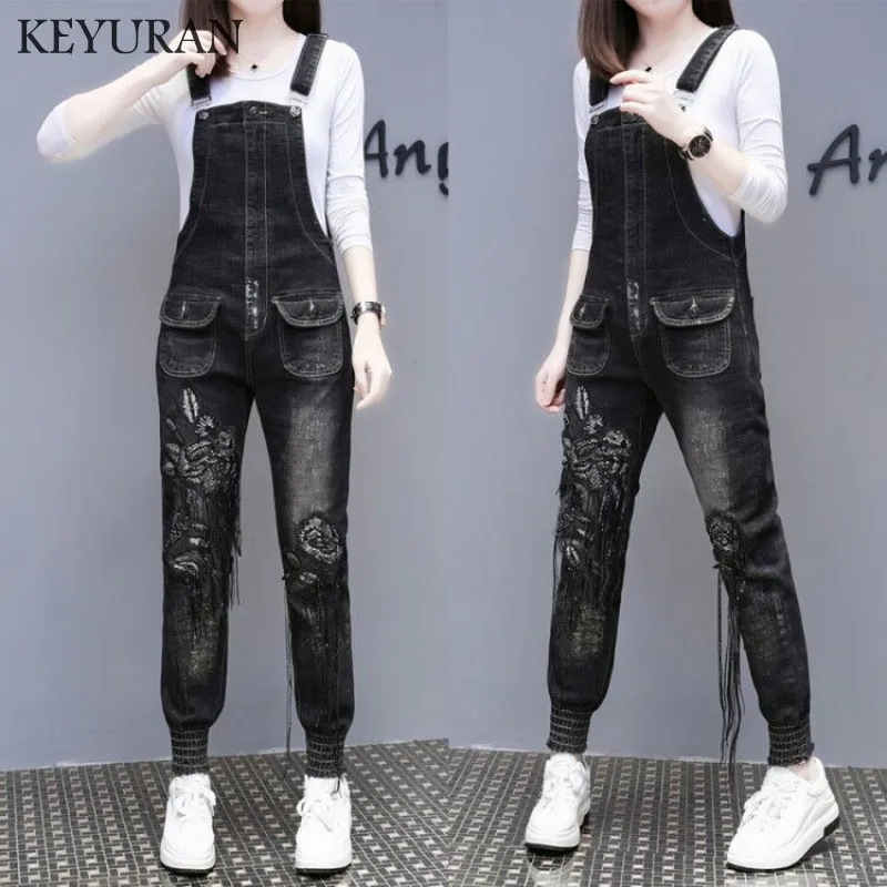 New Beading Sequin womens embroidered Bodysuit Women Hole Ripped Denim Jumpsuits Female Body Feminino Jumpsuit Mujer Overalls
New Beading Sequin womens embroidered Bodysuit Women Hole Ripped Denim Jumpsuits Female Body Feminino Jumpsuit Mujer Overalls