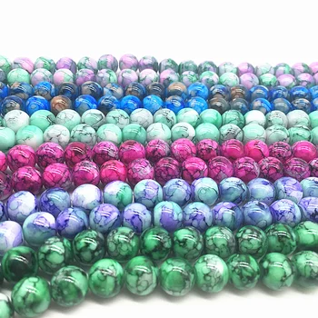 Wholesale 6/8/10mm Double Color Decorative Pattern Glass Beads Loose Spacer Painted Charm DIY Jewellery Making #07
Wholesale 6/8/10mm Double Color Decorative Pattern Glass Beads Loose Spacer Painted Charm DIY Jewellery Making #07