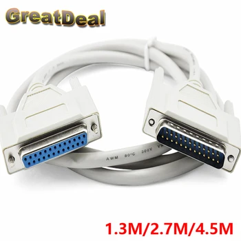 25Pin DB25 Parallel Male to Female LPT Printer DB25 Cable computer cable Printerextending Cable 25 Pin 2.7M 4.5M HY1563
25Pin DB25 Parallel Male to Female LPT Printer DB25 Cable computer cable Printerextending Cable 25 Pin 2.7M 4.5M HY1563