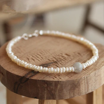 Lii Ji Natural Gemstone Freshwater Pearl 2-3mm,Labradorite 6mm Beads 925 sterling silver Gold Color Jewelry Bracelet
Lii Ji Natural Gemstone Freshwater Pearl 2-3mm,Labradorite 6mm Beads 925 sterling silver Gold Color Jewelry Bracelet