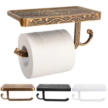 Mayitr Wall Mounted Toilet Roll Tissue Holder Phone Shelf Bathroom Paper Holder Stand Accessory Parts
Mayitr Wall Mounted Toilet Roll Tissue Holder Phone Shelf Bathroom Paper Holder Stand Accessory Parts