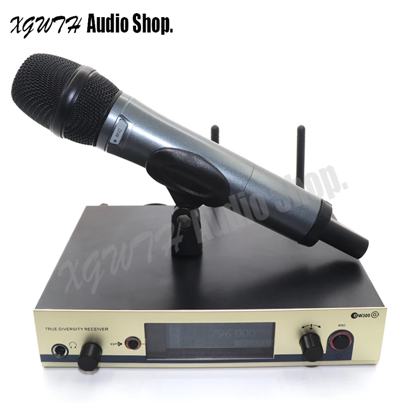 True Diversity EW 335G3 300G3 UHF Wireless Microphone System & SKM Cordless Handheld Mic + Clip for Professional DJ Stage
True Diversity EW 335G3 300G3 UHF Wireless Microphone System & SKM Cordless Handheld Mic + Clip for Professional DJ Stage