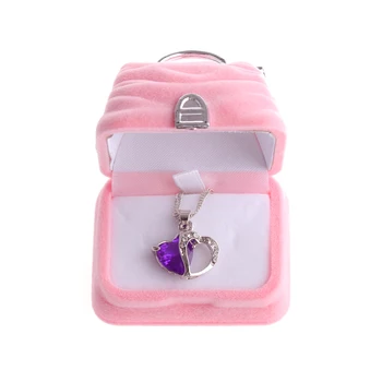 1 Piece New Fashion Cute Velvet Earring Ring Pendant Display Box Case Holder Jewelry Gift
1 Piece New Fashion Cute Velvet Earring Ring Pendant Display Box Case Holder Jewelry Gift
