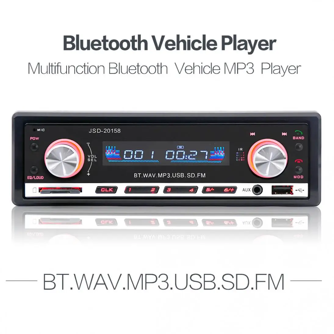 12V Car Audio MP3 Player In-dash FM Radio Receiver Bluetooth MP3 usb music player Autoradio Car Stereo with Remote Control
12V Car Audio MP3 Player In-dash FM Radio Receiver Bluetooth MP3 usb music player Autoradio Car Stereo with Remote Control