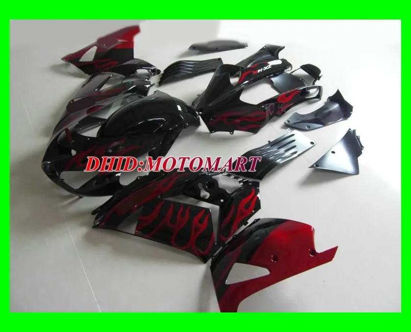 Injection mold Fairing kit for KAWASAKI Ninja ZX14R 2006 2007 ZX14R 06 07 red flames gloss black ABS Fairings set+7 gifts SQ28
Injection mold Fairing kit for KAWASAKI Ninja ZX14R 2006 2007 ZX14R 06 07 red flames gloss black ABS Fairings set+7 gifts SQ28