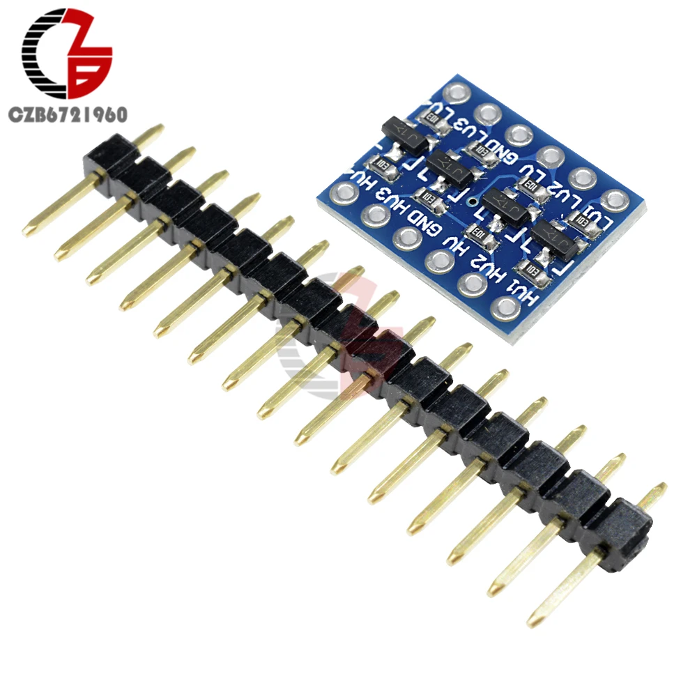 10Pcs 4 Channel IIC I2C Logic Level Converter Module 5V to 3.3V Bi-Directional Board Step Up Down DIY Kit for Arduino
10Pcs 4 Channel IIC I2C Logic Level Converter Module 5V to 3.3V Bi-Directional Board Step Up Down DIY Kit for Arduino