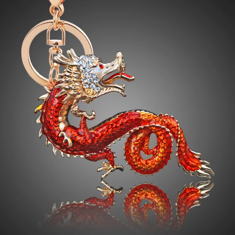 Chinese Style Vintage Animal Enamel Keychains Pendant Crystal Keychain Dragon Car Gold Key Chain Bag Charms Key Chains Holder
Chinese Style Vintage Animal Enamel Keychains Pendant Crystal Keychain Dragon Car Gold Key Chain Bag Charms Key Chains Holder