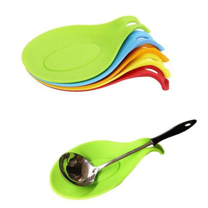 Silicone Insulation Spoon Rest Heat Resistant Placemat Drink Glass Coaster Tray Spoon Pad Eat Mat Pot Holder Kitchen Accessories
Silicone Insulation Spoon Rest Heat Resistant Placemat Drink Glass Coaster Tray Spoon Pad Eat Mat Pot Holder Kitchen Accessories