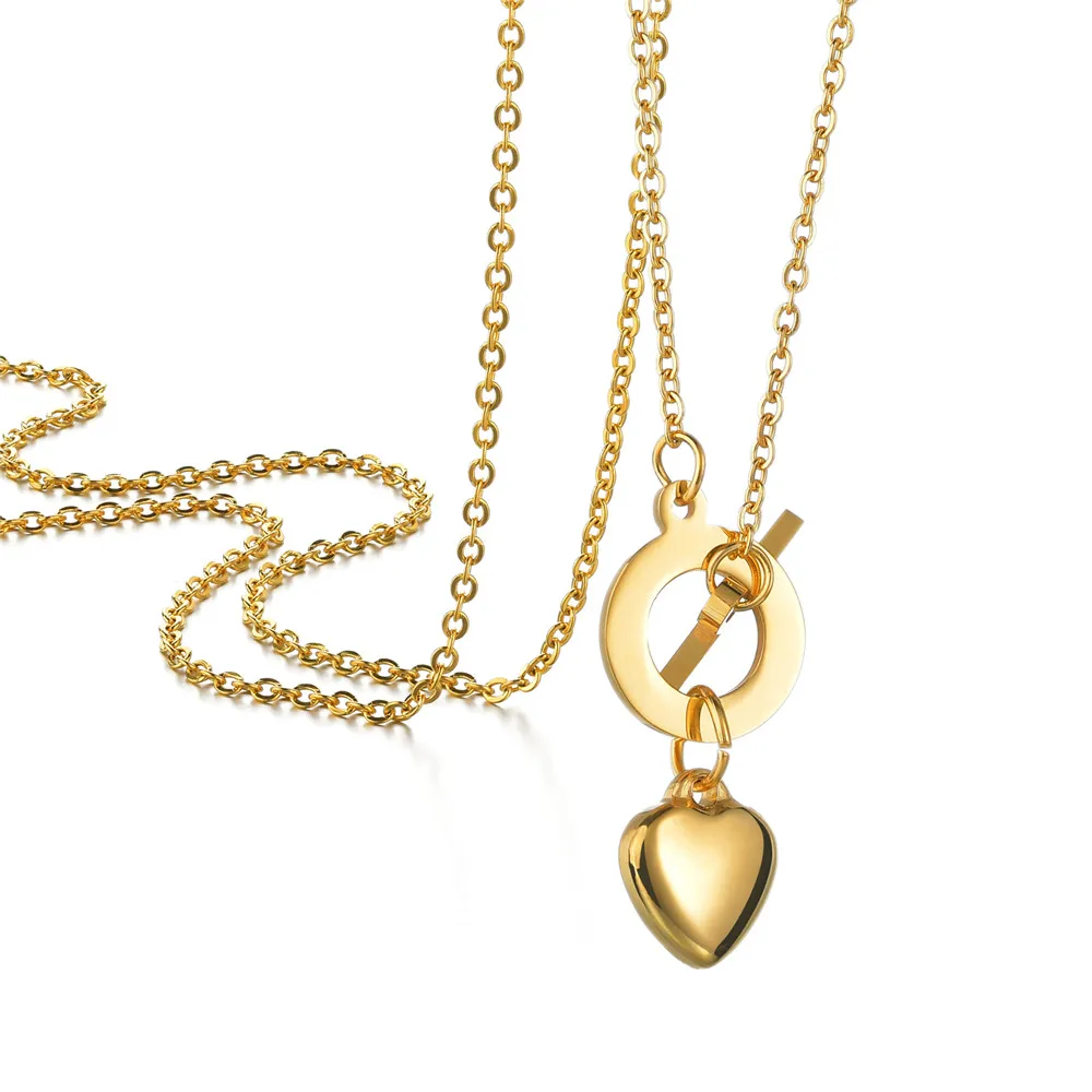 Classic Simple Heart Pendant Necklace For Women Titanium Steel Gold Rose Gold Silver Woman Necklace Jewelry Collar Lover Gift
Classic Simple Heart Pendant Necklace For Women Titanium Steel Gold Rose Gold Silver Woman Necklace Jewelry Collar Lover Gift