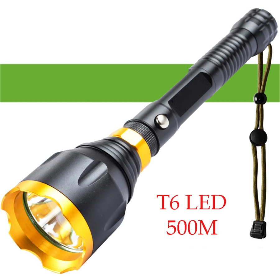 LED Flashlight 500m CREE XM-L T6 500Lm Tactical for Outdoor Security Camping Hunting Torch Light
LED Flashlight 500m CREE XM-L T6 500Lm Tactical for Outdoor Security Camping Hunting Torch Light