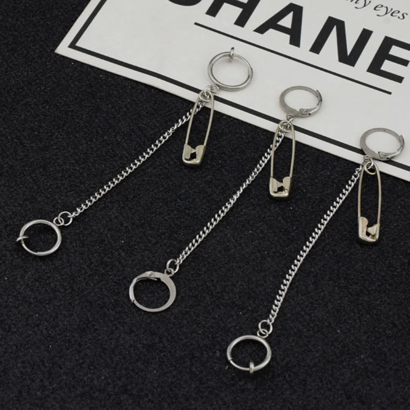 Korea Safty Pin Paper Clip Chain BTS Earrings for Women Mens Irregular Jewelry Earrings BTS Punk Fashion Accessories
Korea Safty Pin Paper Clip Chain BTS Earrings for Women Mens Irregular Jewelry Earrings BTS Punk Fashion Accessories