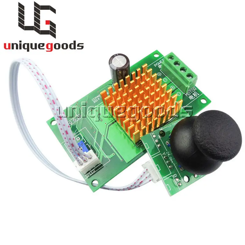 5pcs/lot DC Motor Speed Controller Variable Speed Current Overload Protector Positive-Stop-Reverse Speedpot Control 12V 24V 4A
5pcs/lot DC Motor Speed Controller Variable Speed Current Overload Protector Positive-Stop-Reverse Speedpot Control 12V 24V 4A