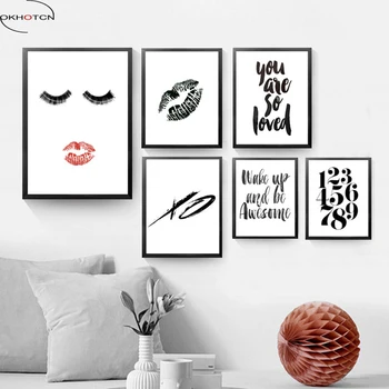 Wake Up And Be Awesome Print Fashion Makeup Eyelash Print Printable Art Unframed Canvas Painting Wall Art Print Poster
Wake Up And Be Awesome Print Fashion Makeup Eyelash Print Printable Art Unframed Canvas Painting Wall Art Print Poster