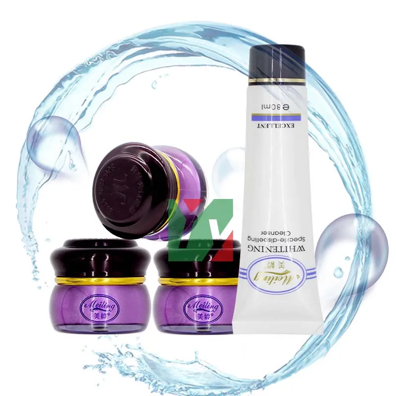 Meiling whitening 2+1 suit +cleanser for skin moist white tender and smooth 4pcs/set 3set/lot
Meiling whitening 2+1 suit +cleanser for skin moist white tender and smooth 4pcs/set 3set/lot