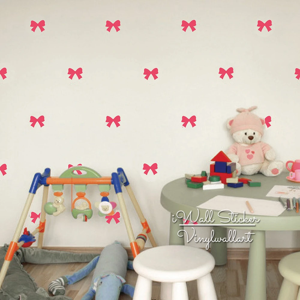Cartoon Bowknot Wall Sticker iWall Sticker Baby Nursery BowKnot Wall Decal Kids Room Children Decors Easy Wall Art Cut Vinyl P59
Cartoon Bowknot Wall Sticker iWall Sticker Baby Nursery BowKnot Wall Decal Kids Room Children Decors Easy Wall Art Cut Vinyl P59