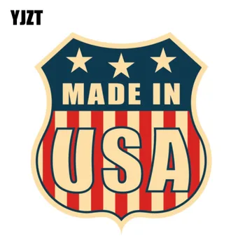 YJZT 14.8CM*16.4CM Creative Made In USA Decal Flag Car Sticker Car Accessories 6-1113
YJZT 14.8CM*16.4CM Creative Made In USA Decal Flag Car Sticker Car Accessories 6-1113
