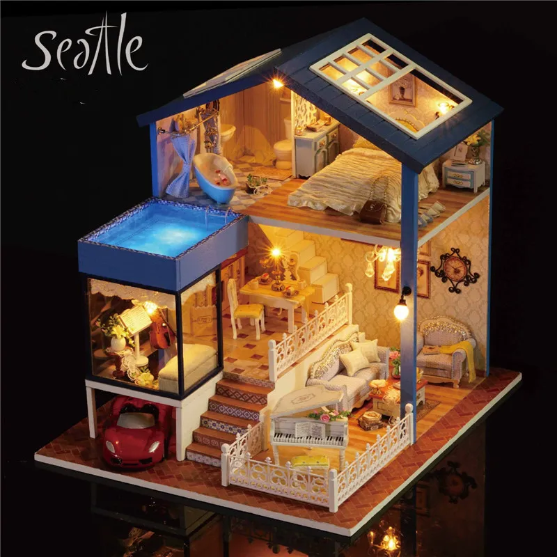 Cute Families House DIY Wooden Toys Seattle Handmade House Toys for Children Birthday Creative Gift Juguetes Brinquedos
Cute Families House DIY Wooden Toys Seattle Handmade House Toys for Children Birthday Creative Gift Juguetes Brinquedos