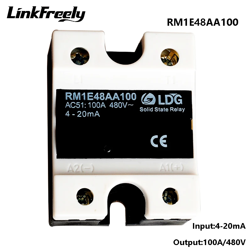 RM1E48AA100 New Analog SSR Solid Relay 100A 220V,Output:42-530V AC Input:4-20mA,Electrical Voltage SMD Mini Relay Module Factory
RM1E48AA100 New Analog SSR Solid Relay 100A 220V,Output:42-530V AC Input:4-20mA,Electrical Voltage SMD Mini Relay Module Factory