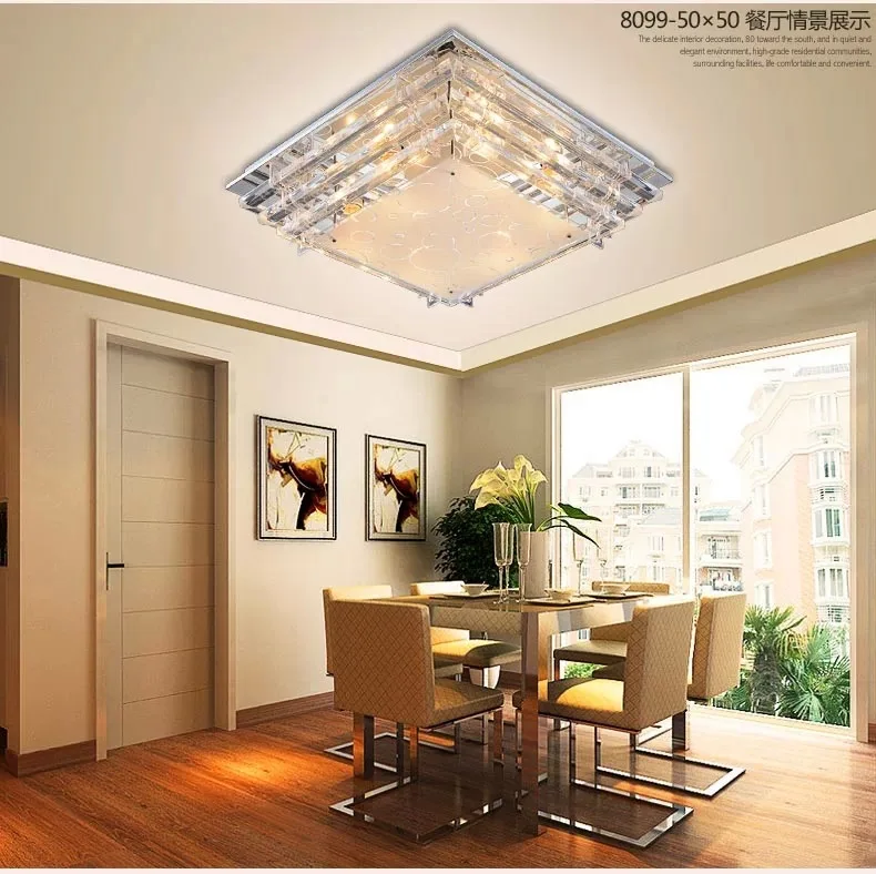 LED Ceiling Light Crystal modern minimalist living room dining room low voltage lighting fixtures special wholesale Square
LED Ceiling Light Crystal modern minimalist living room dining room low voltage lighting fixtures special wholesale Square