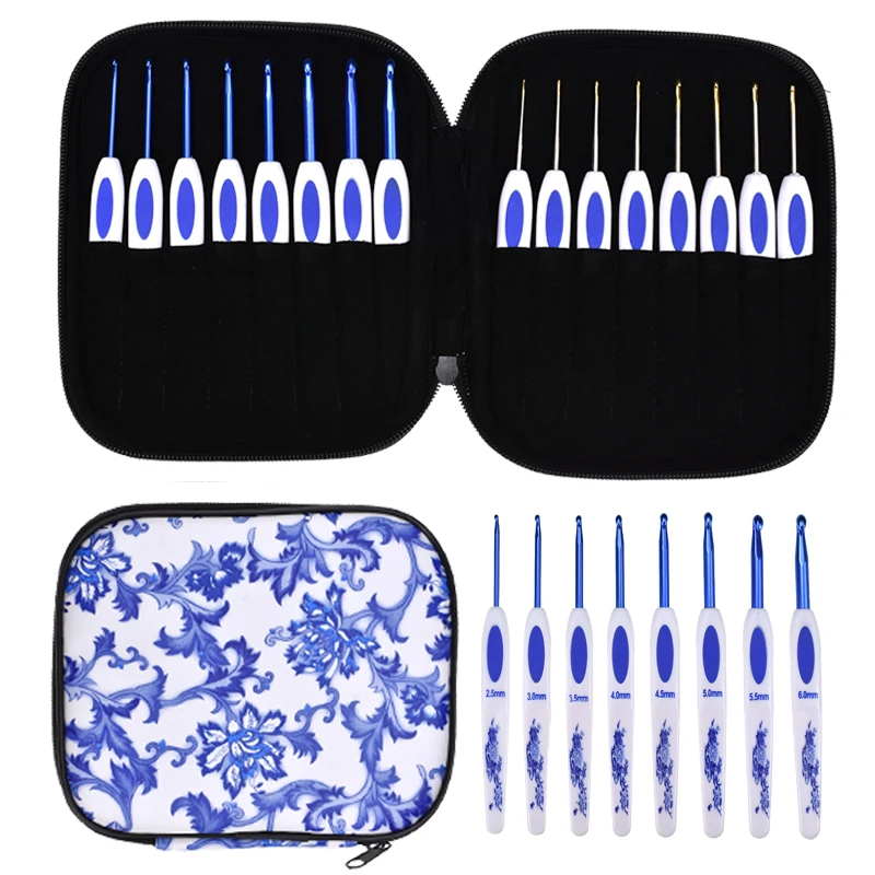 16pcs Crochet Hooks Knitting Needles 1.0-6.0mm Aluminum Hooks For Knitting DIY Craft Accessories Crochet Hook Needle Set Case
16pcs Crochet Hooks Knitting Needles 1.0-6.0mm Aluminum Hooks For Knitting DIY Craft Accessories Crochet Hook Needle Set Case