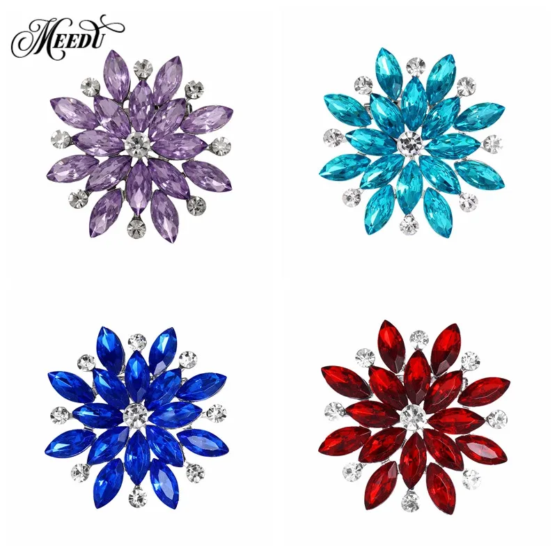 MIEG Brand Crystal Rhinestones Flower Brooch Women Girls Bijoux Pins Wedding Bouquets Aceessories Jewelry
MIEG Brand Crystal Rhinestones Flower Brooch Women Girls Bijoux Pins Wedding Bouquets Aceessories Jewelry