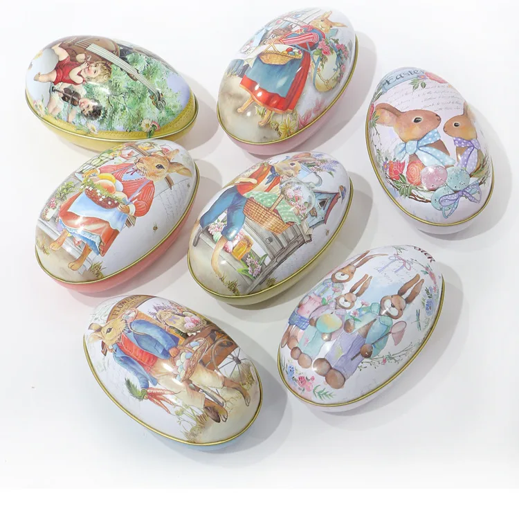 !6PCS/LOT Large Easter holiday Box Egg Shape Storage Can Jewellery Collect box Rabbit Printing tin gift case Pill Storage box
!6PCS/LOT Large Easter holiday Box Egg Shape Storage Can Jewellery Collect box Rabbit Printing tin gift case Pill Storage box