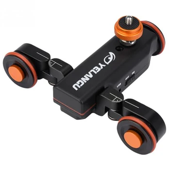 Yelangu L4X Mini Motorized Electric Track Slider Motor Dolly Truck Car Remote Control For Camera Camcorder Dv For Canon Camera 
Yelangu L4X Mini Motorized Electric Track Slider Motor Dolly Truck Car Remote Control For Camera Camcorder Dv For Canon Camera