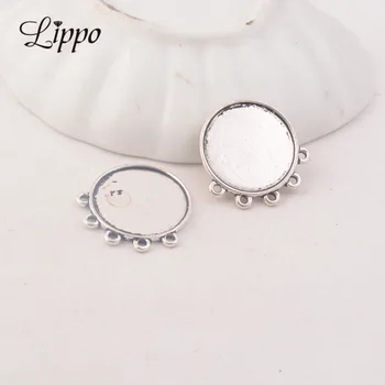 30pcs Antique Silver Color Earrings Connectors 20mm Cabochon Base Earrings Fit Stainless Steel Earring Hooks Blanks
30pcs Antique Silver Color Earrings Connectors 20mm Cabochon Base Earrings Fit Stainless Steel Earring Hooks Blanks