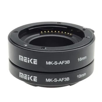 Meike Auto Focus Macro Extension Tube 10mm 16mm for Sony E-Mount FE-Mount Mirrorless Camera A7 A7R A7M2 NEX-F3 A3500 A6300 A6500
Meike Auto Focus Macro Extension Tube 10mm 16mm for Sony E-Mount FE-Mount Mirrorless Camera A7 A7R A7M2 NEX-F3 A3500 A6300 A6500