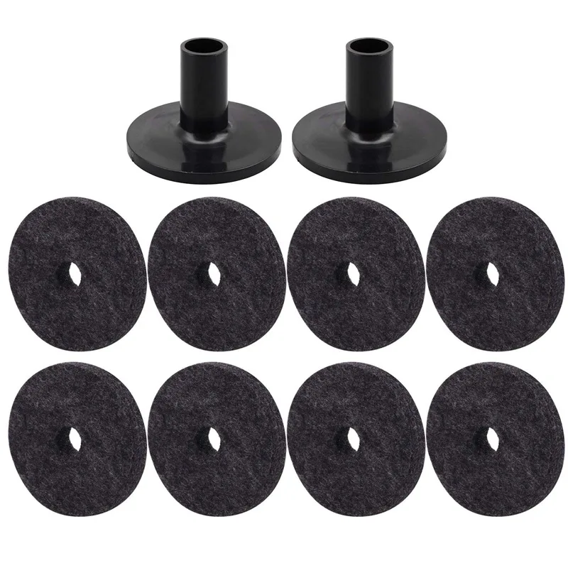 8PCS Cymbal Stand Felt 50mm Washer + 2PCS Cymbal Sleeves Replacement for Shelf Drum Kit
8PCS Cymbal Stand Felt 50mm Washer + 2PCS Cymbal Sleeves Replacement for Shelf Drum Kit