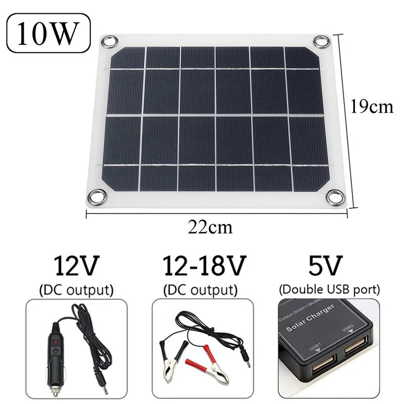 10W Solar Panel Portable Power Board Charging Mobile Phone for Outdoor Travelling Dropshipping
10W Solar Panel Portable Power Board Charging Mobile Phone for Outdoor Travelling Dropshipping