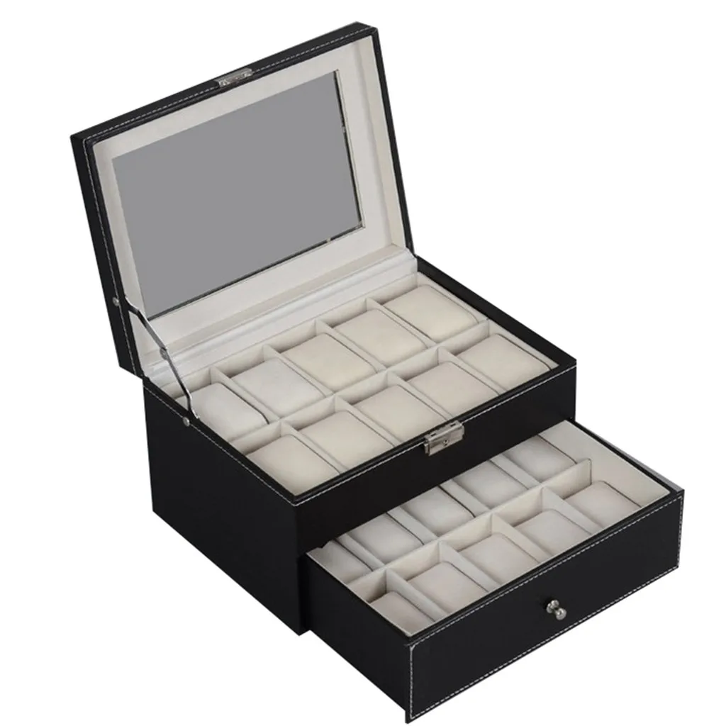 Jewelry Storage Box 2019 New Arrvial Can Be Seen Through The Drawer Jewelry Box 20 Double Watch drawer organizer
Jewelry Storage Box 2019 New Arrvial Can Be Seen Through The Drawer Jewelry Box 20 Double Watch drawer organizer