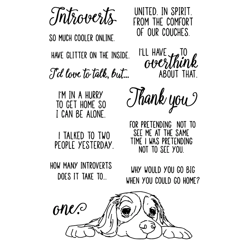 AZSG Puppy Dog Silicone Clear Stamps/Seal For DIY Scrapbooking Decorative Card Making Craft Fun Decoration Supplies
AZSG Puppy Dog Silicone Clear Stamps/Seal For DIY Scrapbooking Decorative Card Making Craft Fun Decoration Supplies