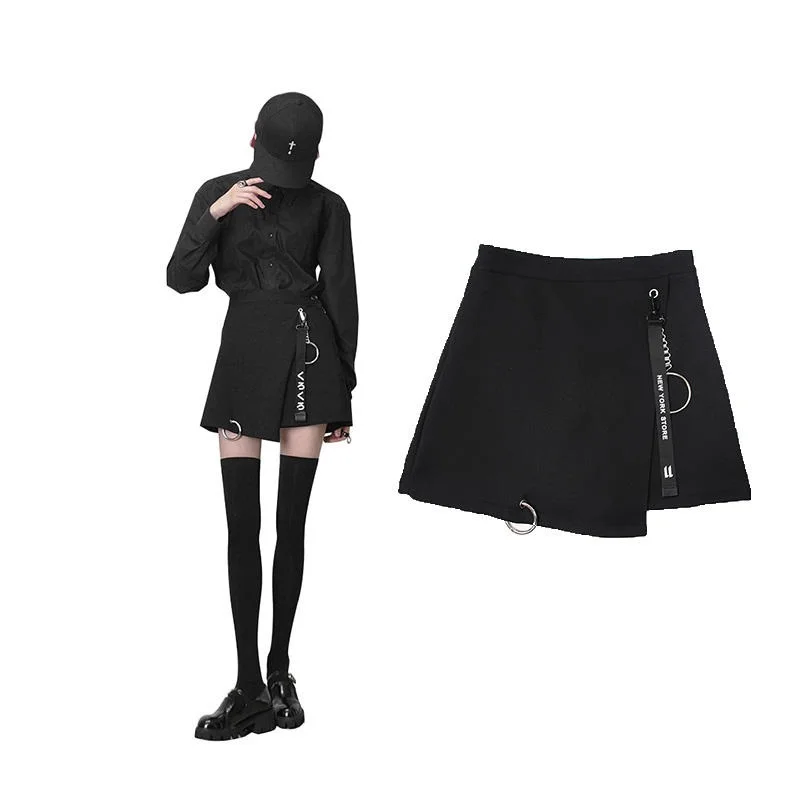 Harajuku Skirt Pendant Decoration Irregular Design Women Mini Skirts High Waist Feminina
Harajuku Skirt Pendant Decoration Irregular Design Women Mini Skirts High Waist Feminina