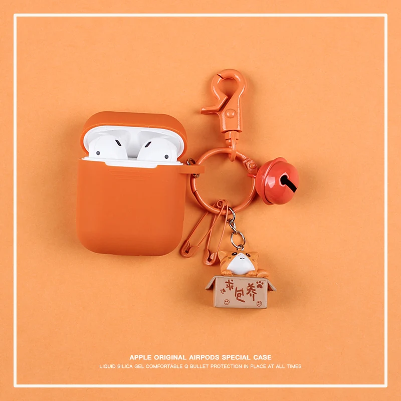 For AirPods Case Cute Earphone Cases For Apple Airpods 2 Funny Accessories Protect Cover with Keyring
For AirPods Case Cute Earphone Cases For Apple Airpods 2 Funny Accessories Protect Cover with Keyring