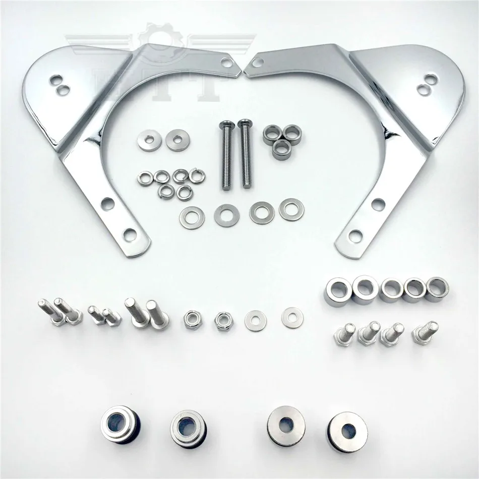 Rear Docking Hardware Kit For 1997-2008 Harley Davidson Touring Road King Road Glide Electra Glide Standard Street Glide CHROEMD
Rear Docking Hardware Kit For 1997-2008 Harley Davidson Touring Road King Road Glide Electra Glide Standard Street Glide CHROEMD