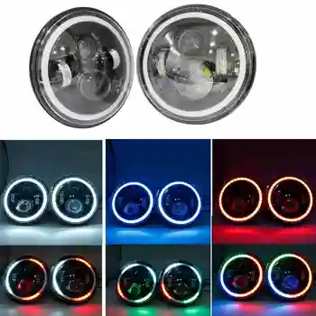 RGB 7Inch Round Led Headlight Led 12V with Angel Eye Turn Signal Light for Jeep Wrangler Toyota Lada 4x4 Suzuki Samurai Headlamp
RGB 7Inch Round Led Headlight Led 12V with Angel Eye Turn Signal Light for Jeep Wrangler Toyota Lada 4x4 Suzuki Samurai Headlamp