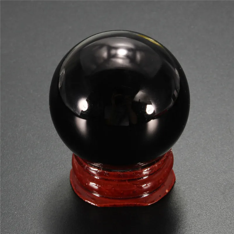 Unique 40mm Natural Black Obsidian Sphere Crystal Ball Healing Stone With Stand Home Office Table Crafts Ornaments Holiday Gifts
Unique 40mm Natural Black Obsidian Sphere Crystal Ball Healing Stone With Stand Home Office Table Crafts Ornaments Holiday Gifts