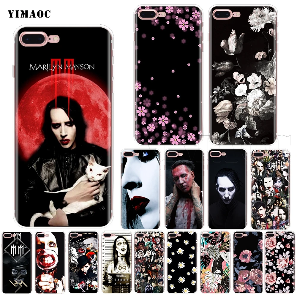 YIMAOC Marilyn Manson Soft Silicone Case for iPhone 11 Pro XS Max XR X 8 7 6 6S Plus 5 5s se
YIMAOC Marilyn Manson Soft Silicone Case for iPhone 11 Pro XS Max XR X 8 7 6 6S Plus 5 5s se